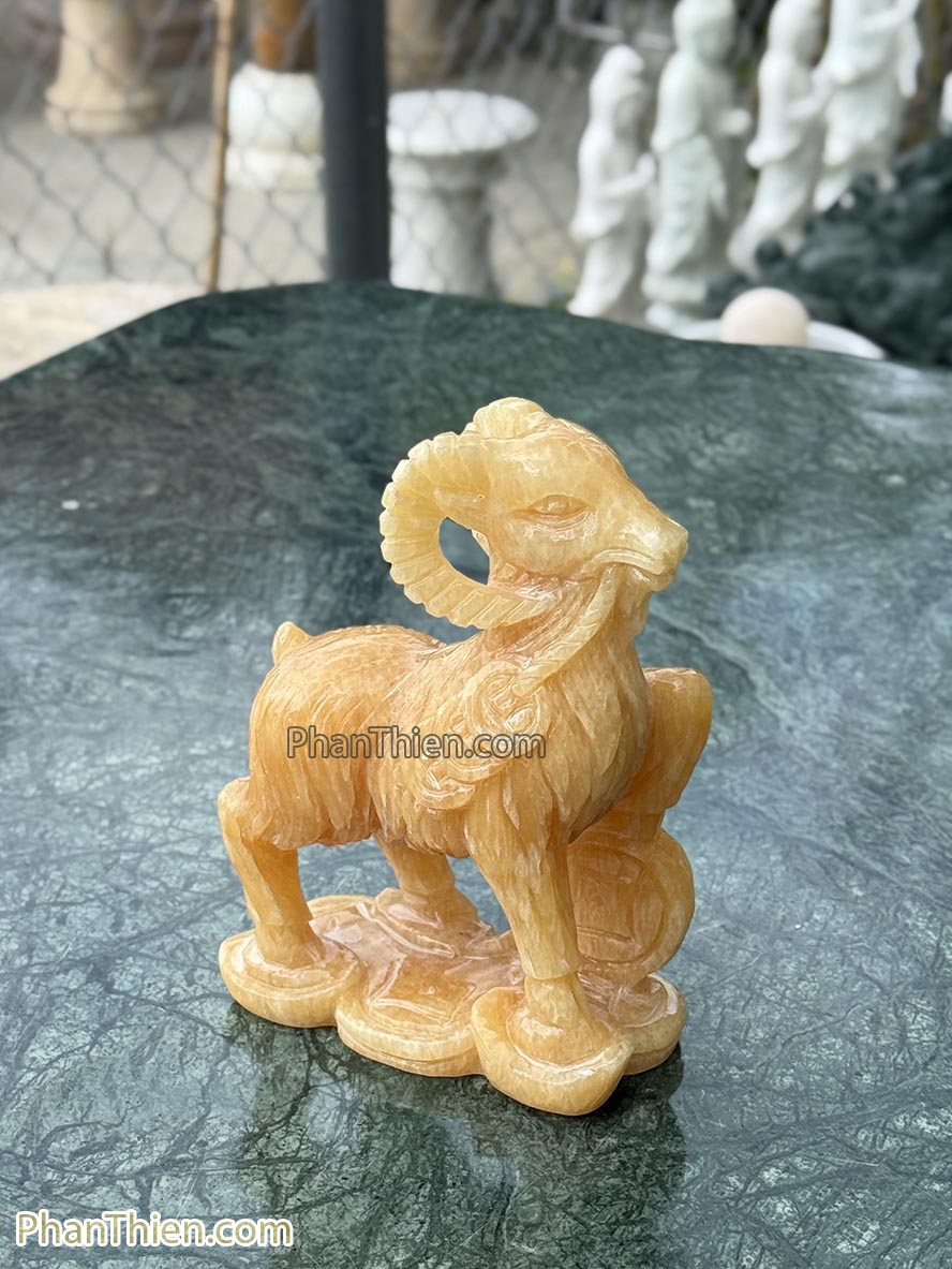 Tượng Dê Phong Thủy bằng
