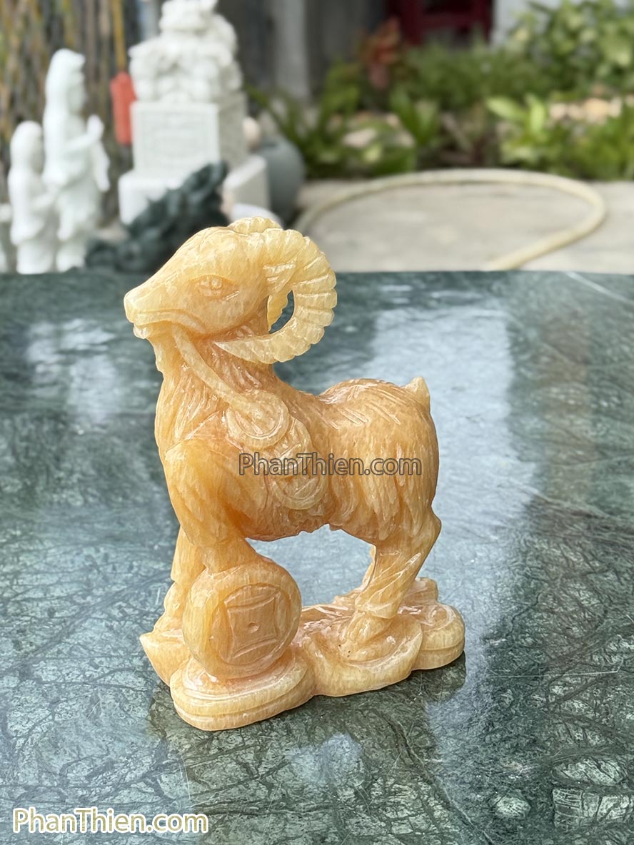 Tượng Dê Phong Thủy bằng